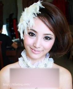 2015韩式新娘发型图片赏析 打造美满幸福的新娘造型